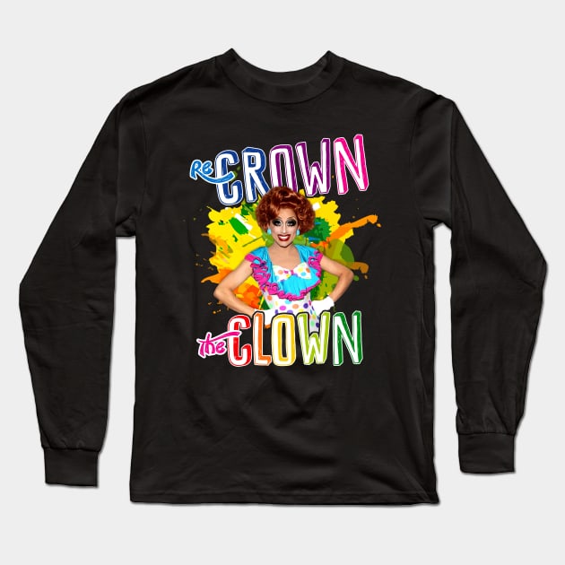 Re-Crown The Clown Long Sleeve T-Shirt by aespinel